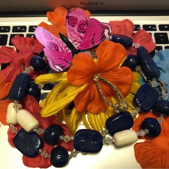 Ceramic Vintage Rare Unique One of a Kind Handmade Necklace - Picture 12 of 16